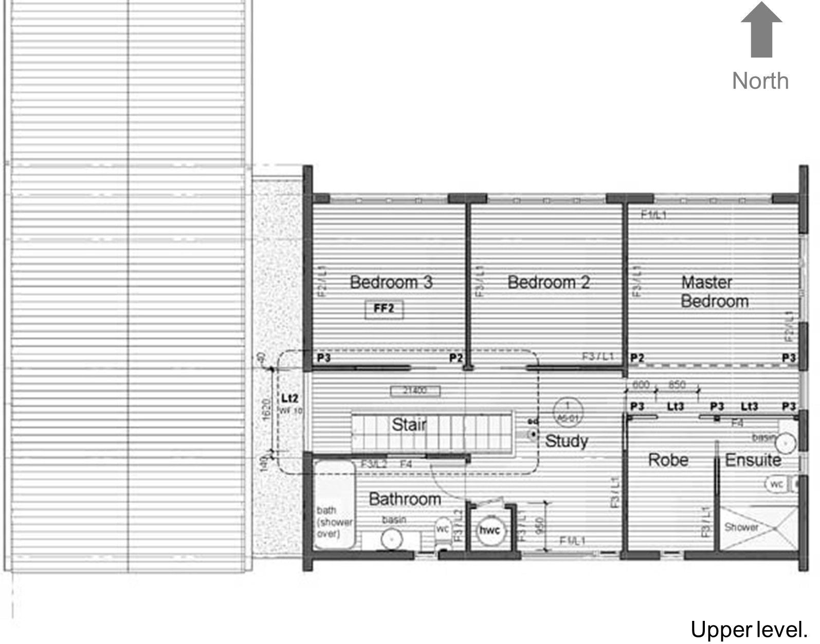 Upper level site plan