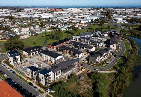 A clear and consistent road hierarchy helps to create safe and legible neighbourhoods. Image: Kōtuitui Stage 2 Manukau Crosson Architects.