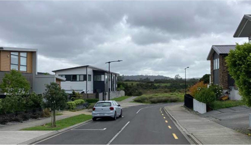 Streets laid out to run in the direction of, and open to views of the landscape and coast.