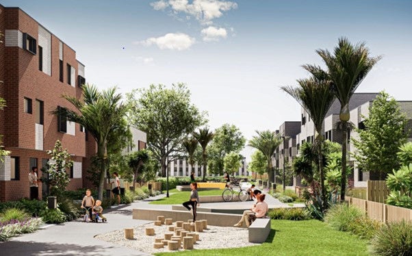 Open spaces designed in to subdivisions provide amenity, build a sense of community and add value. Design open spaces within developments that will suit the intended demographic. Image credit: Crosson Architects Wirihana.