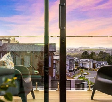 Plan and design subdivisions on sloping land so that the maximum number of sites receive views and sun. Image credit: Homes.co.nz Bremner Ridge.