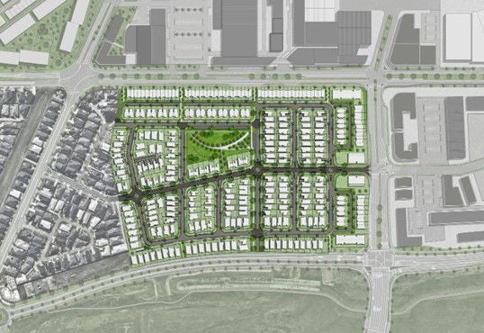 Design the subdivision to connect to existing streets and roads and provide straightforward routes to desired destinations. Image credit: Construkt Architects – East Quarter masterplan .