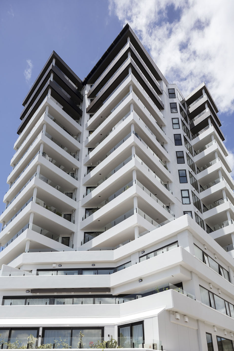 Looking up at the Hopetoun Residences