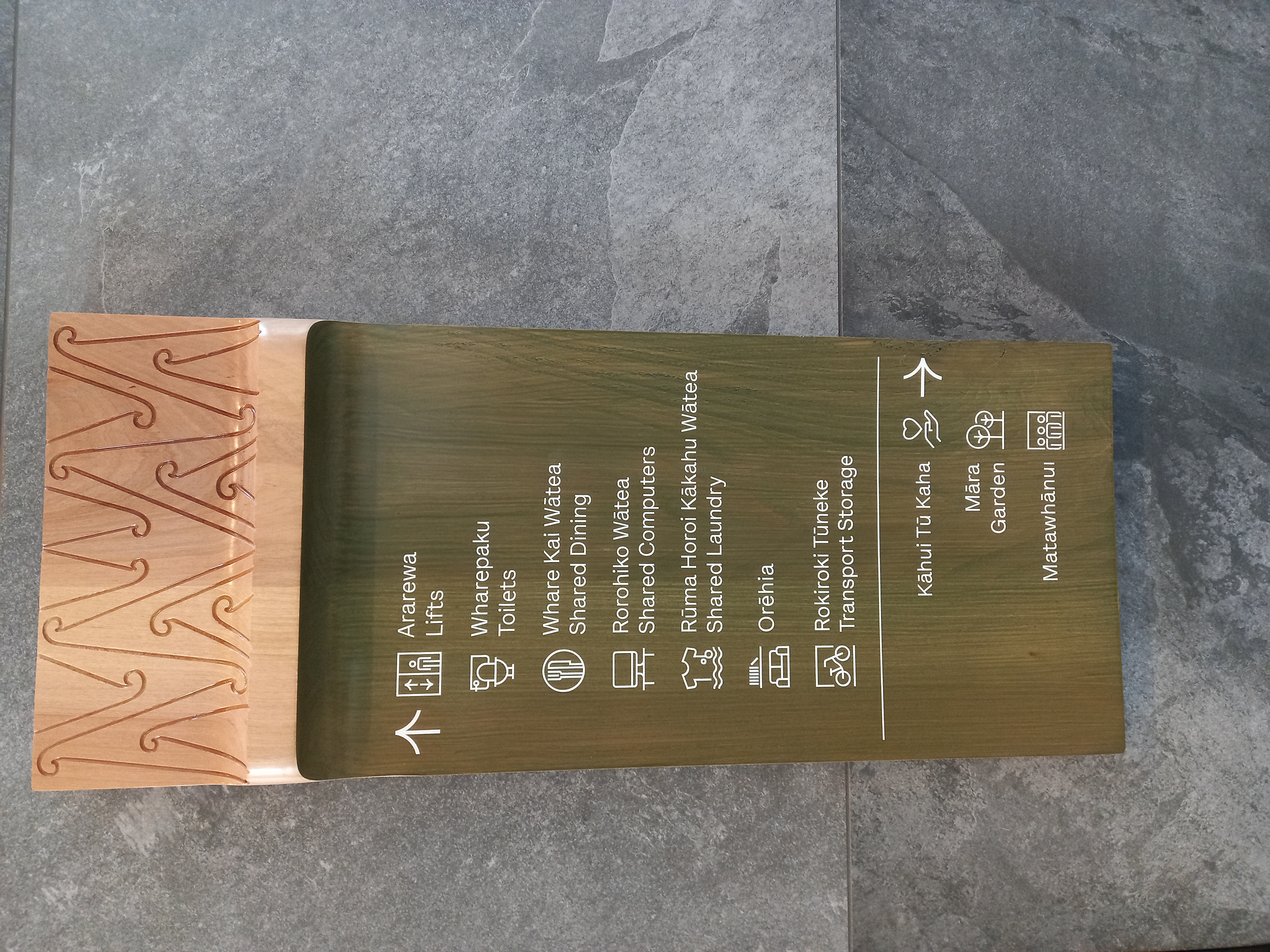 Kainga Ora bilingual signage