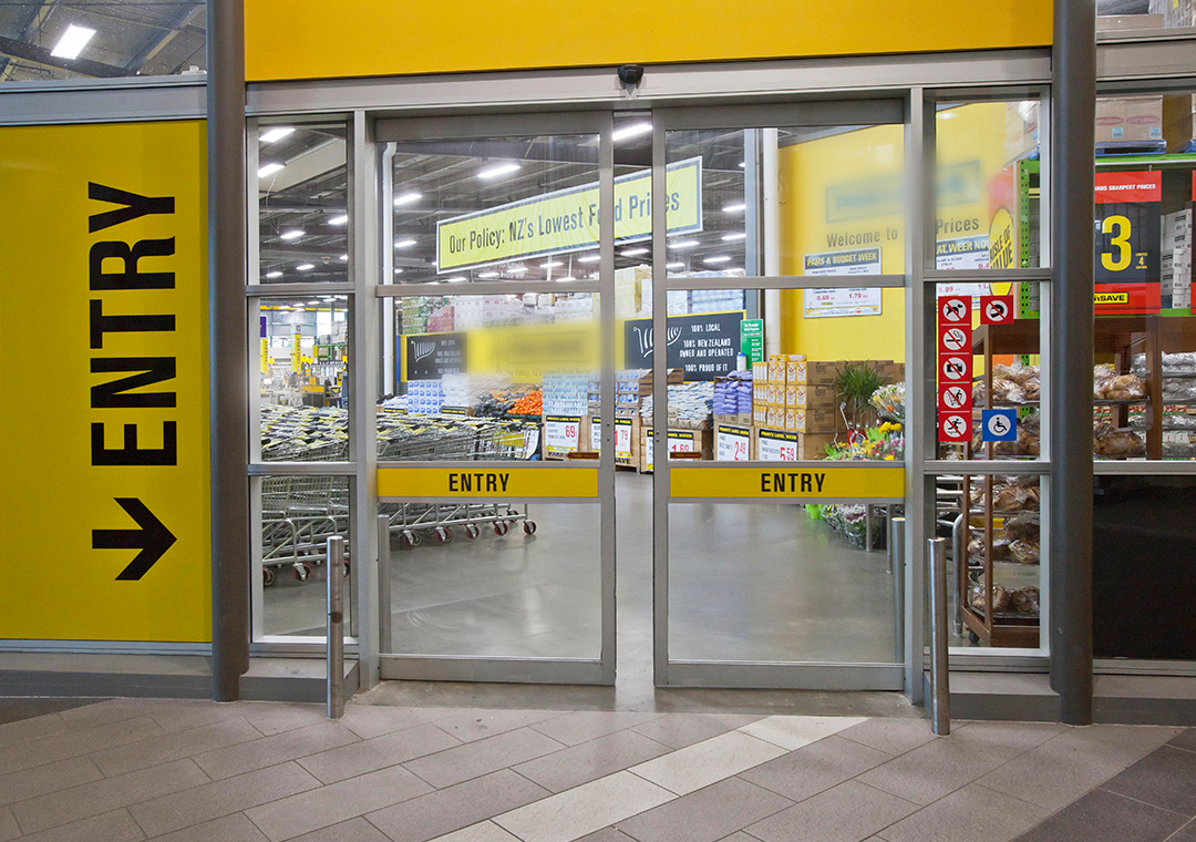 Entrance is easy to identify 