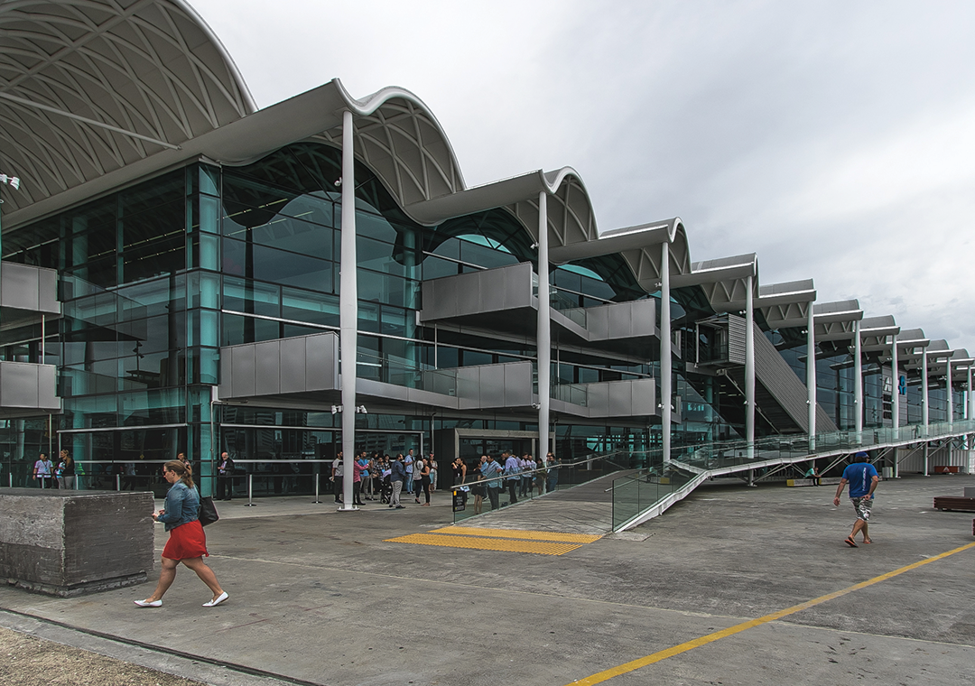 Viaduct events centre ramp